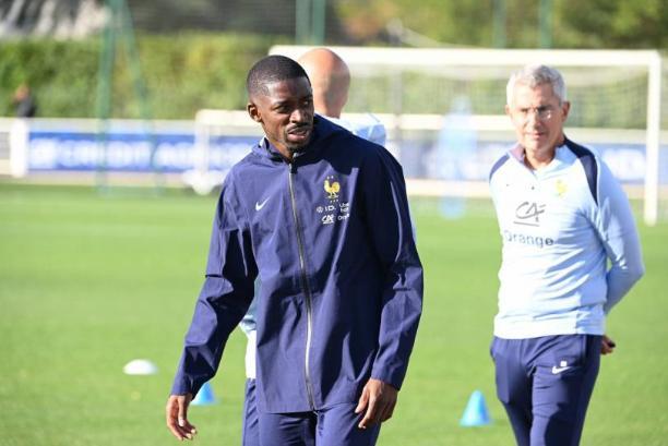 队报：登贝莱进行了单独训练，将不会在对阵乌克兰中首发